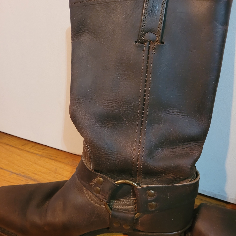 FRYE womens Brown Leather Boots